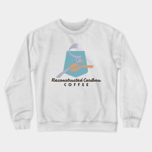 Reconstructed Caribou Coffee Crewneck Sweatshirt